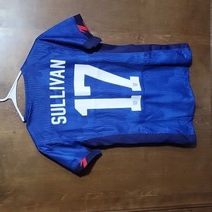 ANDY SULLIVAN #17 USWNT USA NIKE FIFA WORLD CUP SOCCER JERSEY NWT SMALL